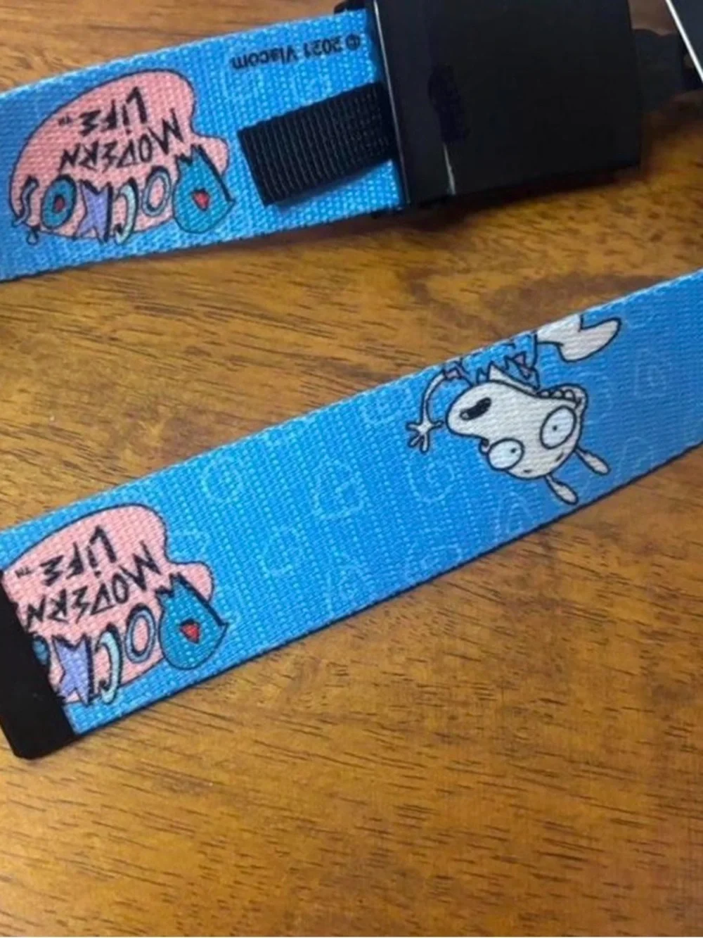 Rocko's Modern Life Blue Logo Belt